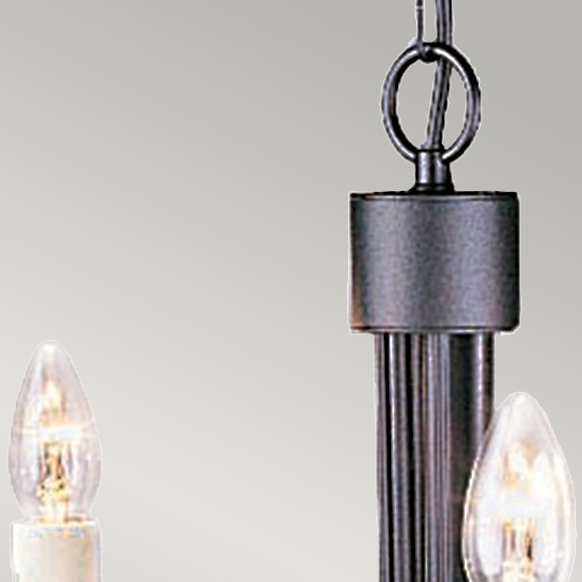 Elstead Chartwell 5 Light Chandelier - Black