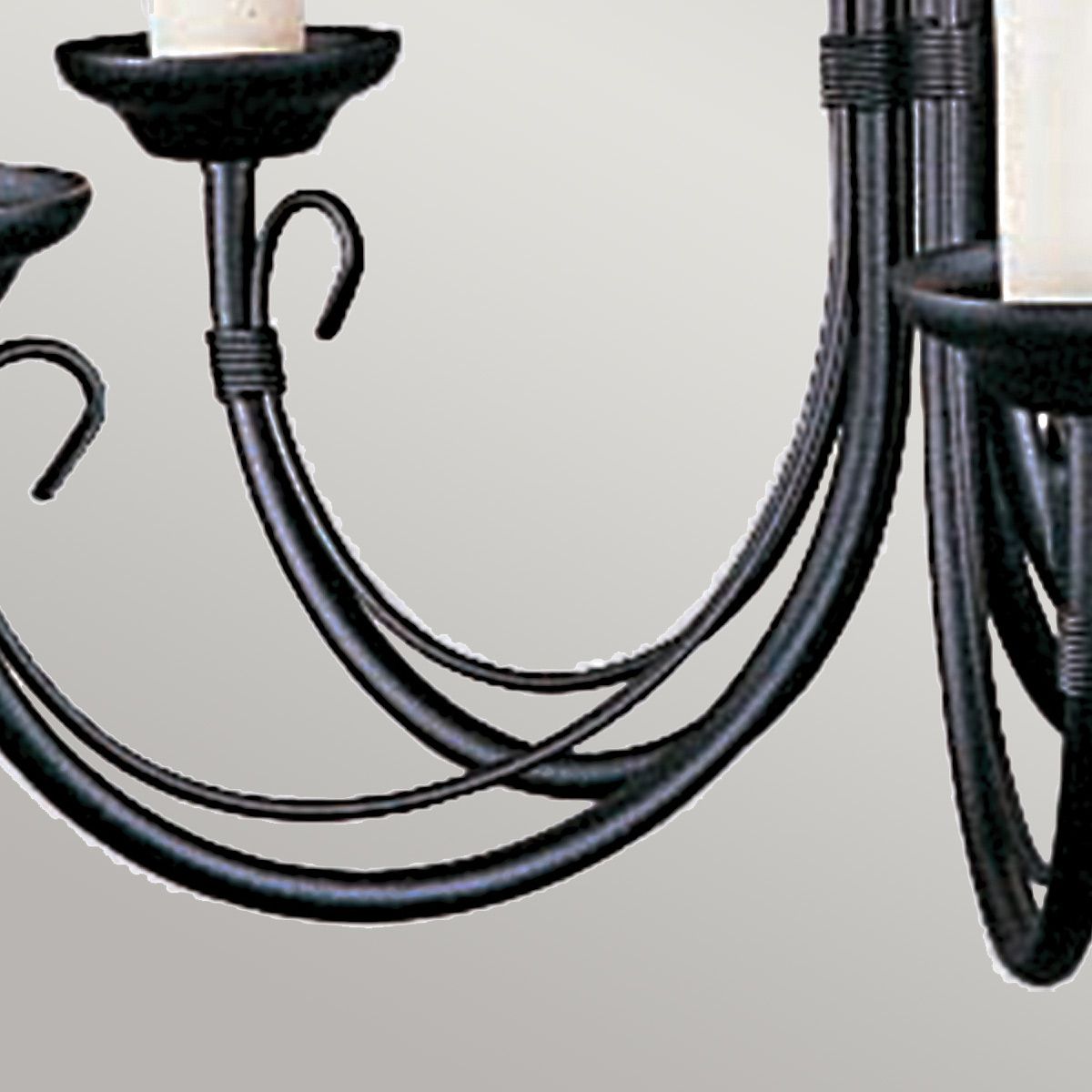 Elstead Chartwell 5 Light Chandelier - Black