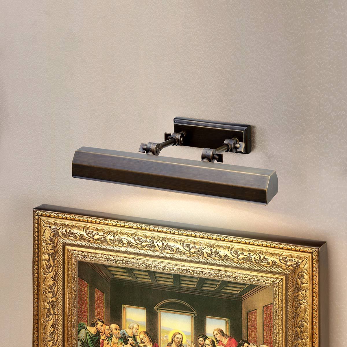 Elstead Chawton Medium Picture Light - Dark Bronze