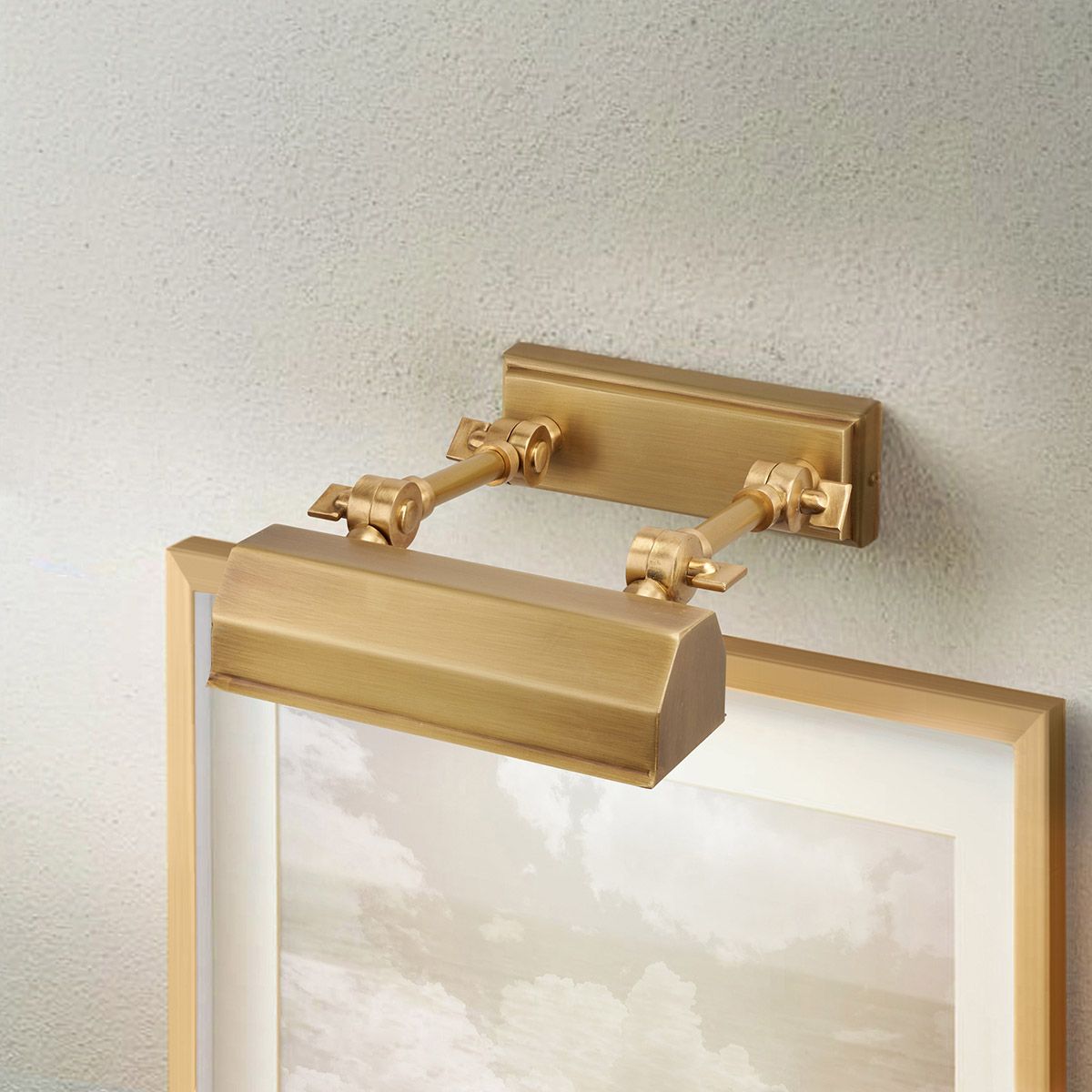 Elstead Chawton Small Picture Light - Aged Brass
