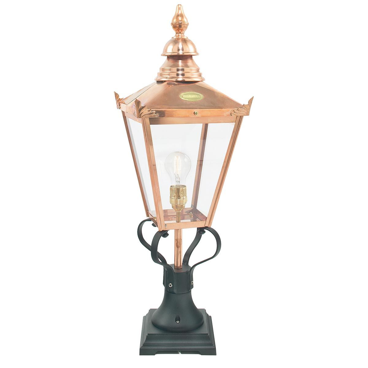 Norlys Chelsea Single Pedestal Lantern - Copper