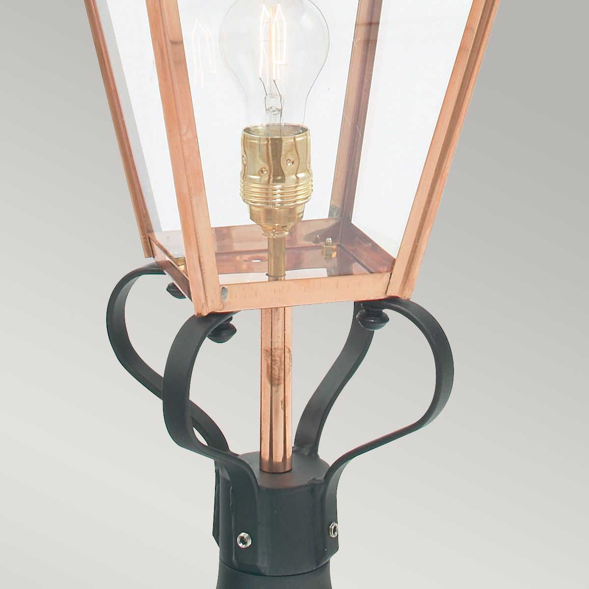 Norlys Chelsea Single Pedestal Lantern - Copper