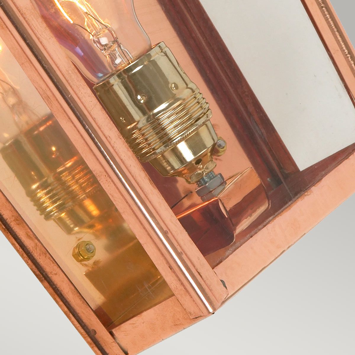 Norlys Chelsea Single Small Half Lantern - Copper