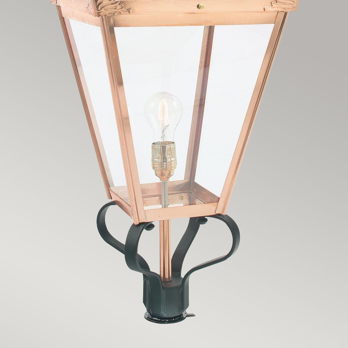 Norlys Chelsea Grande Single Lamp Post - Copper - Head Only
