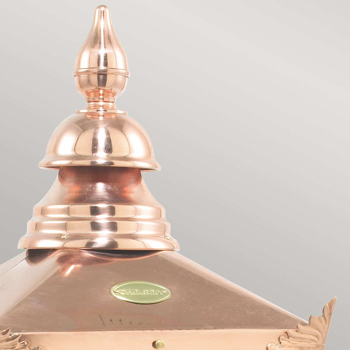 Norlys Chelsea Grande Single Pedestal Lantern - Copper