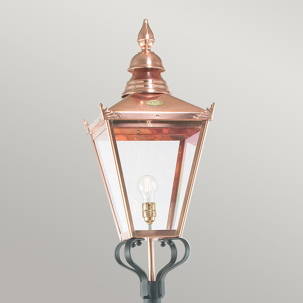 Norlys Chelsea Grande Single Lamp Post - Copper