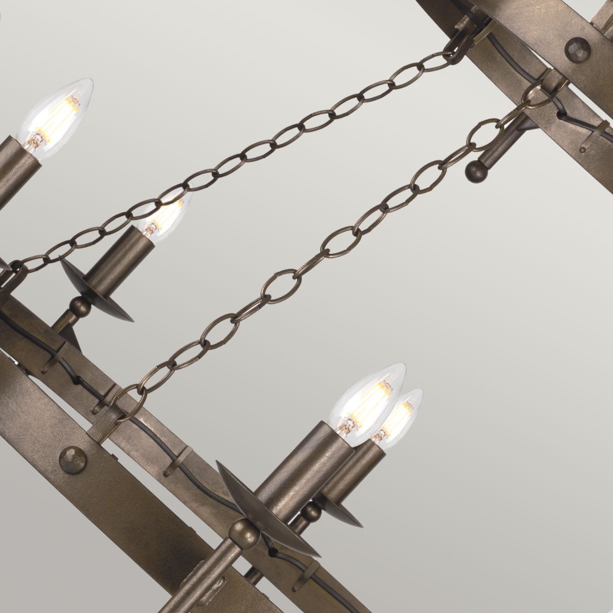 Elstead Cromwell 18 Light Chandelier - Old Bronze