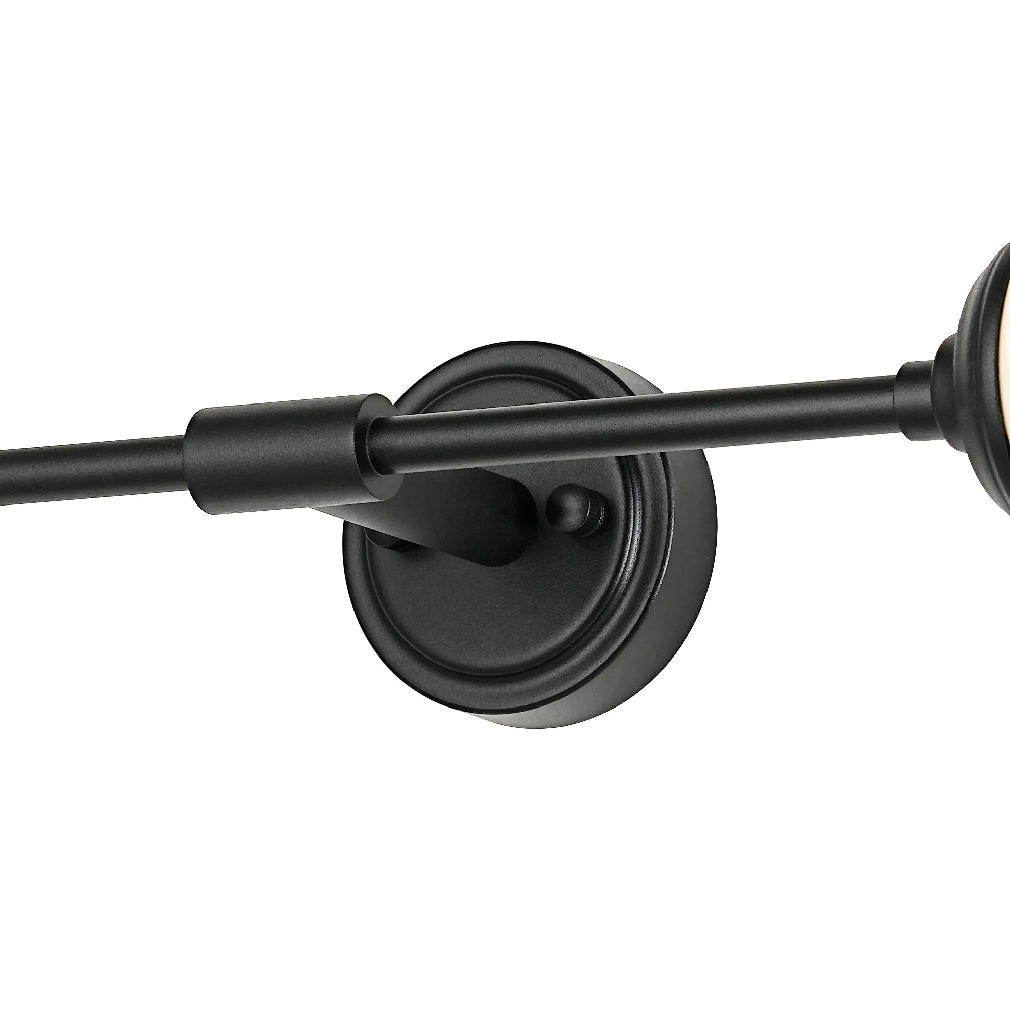 Dene Ceiling & Wall Light - Linear 2 Light - IP44 Satin Black & Grey","White Round Marble Effect Glass