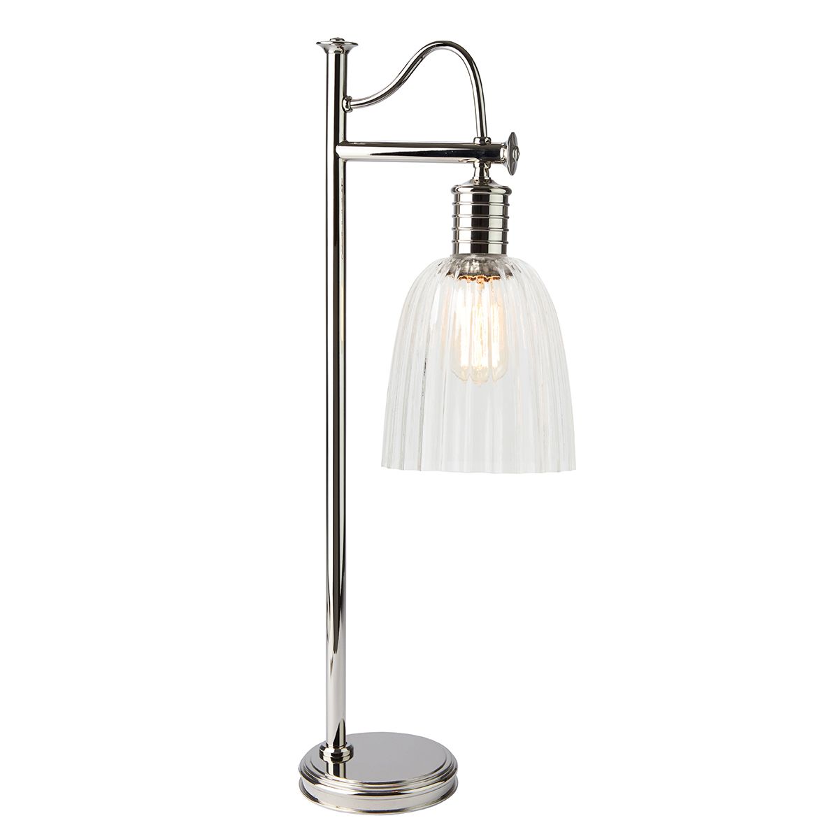 Elstead Douille Single Table Lamp - Polished Nickel