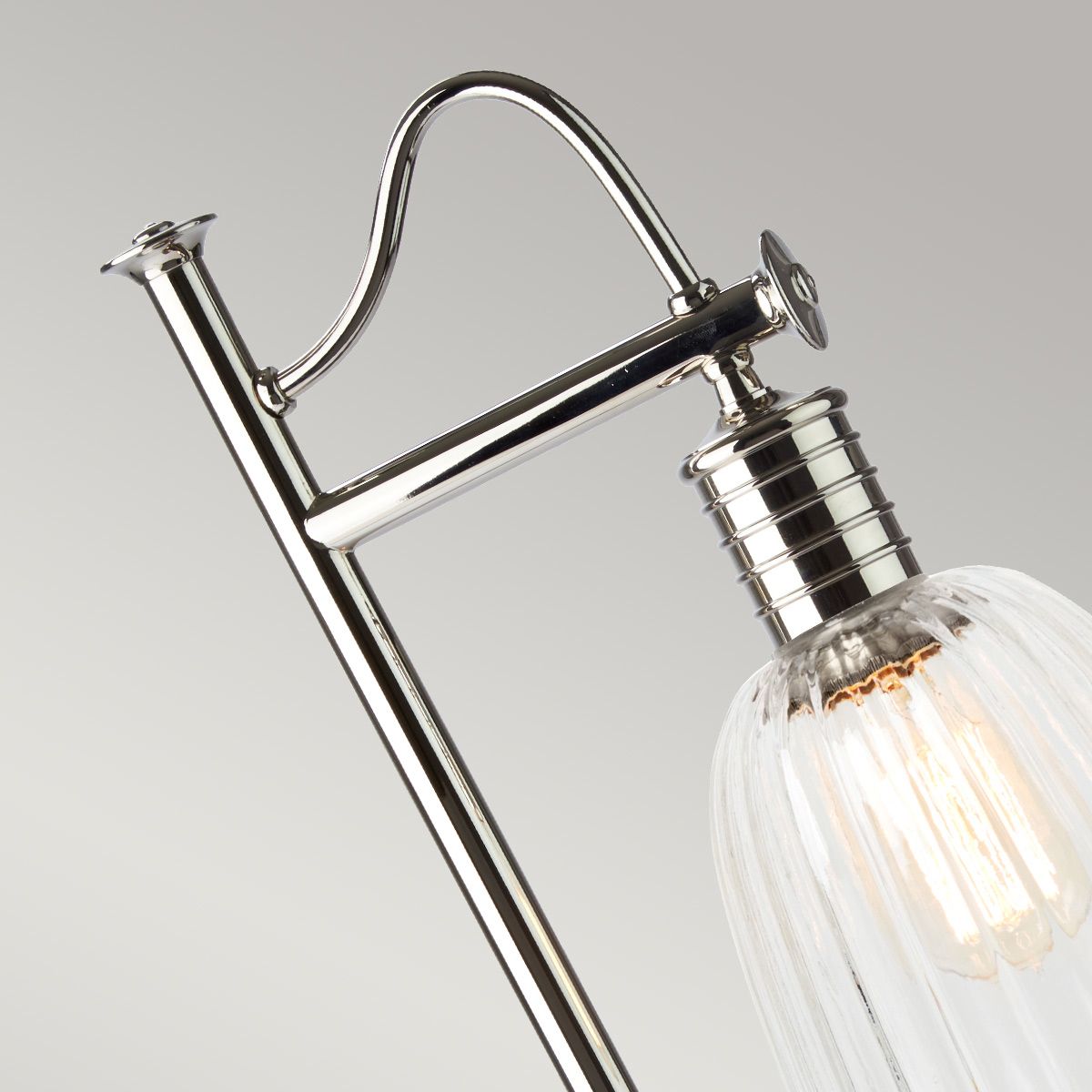 Elstead Douille Single Table Lamp - Polished Nickel