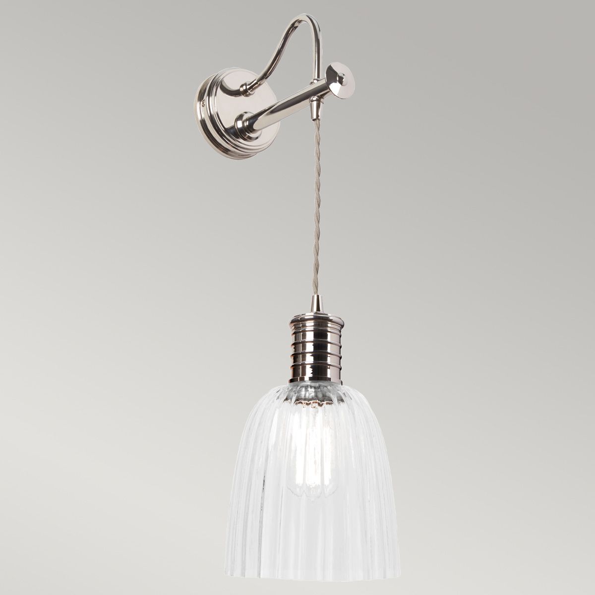 Elstead Douille Single Wall Light - Polished Nickel