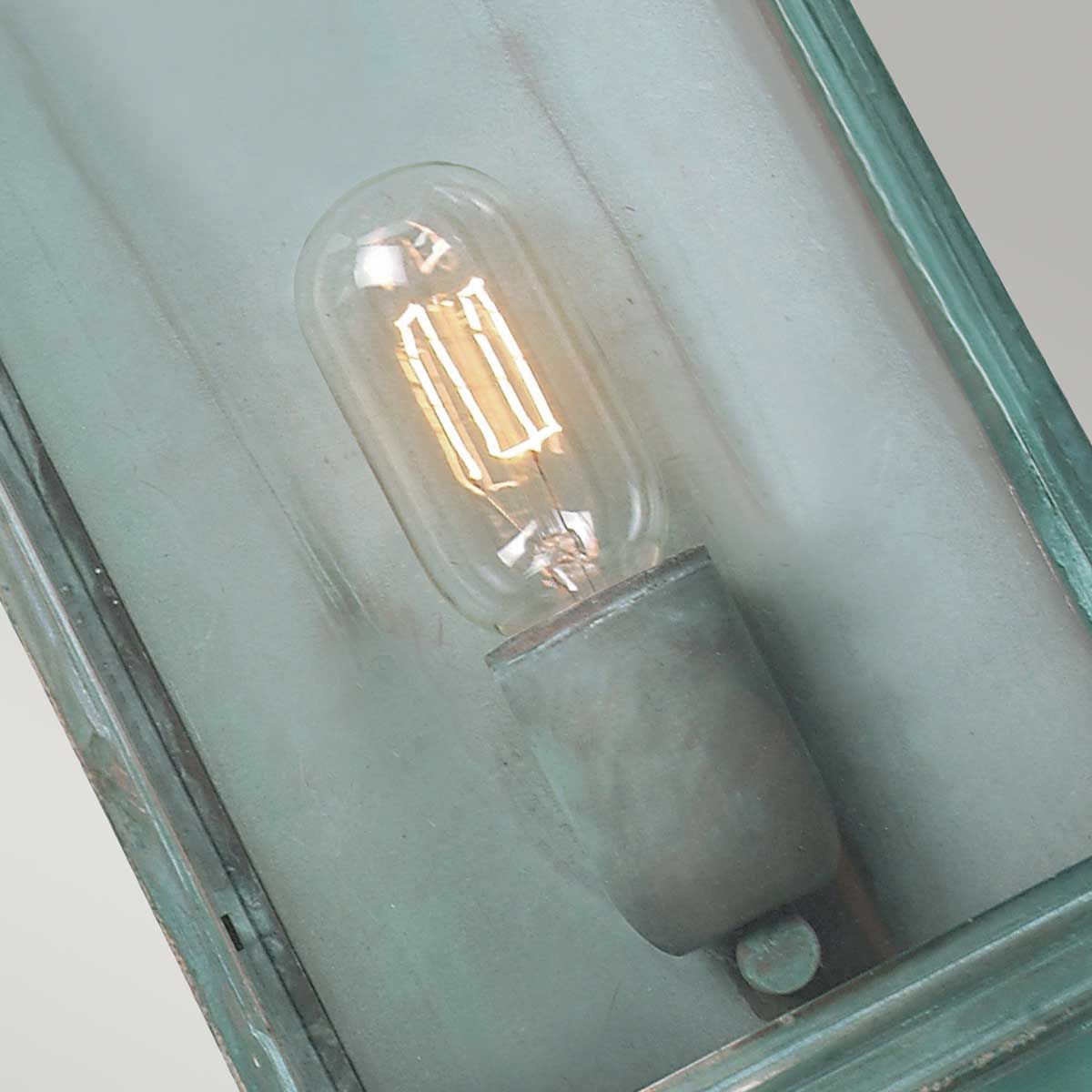 Elstead Downing Street Wall Lantern - Verdigris