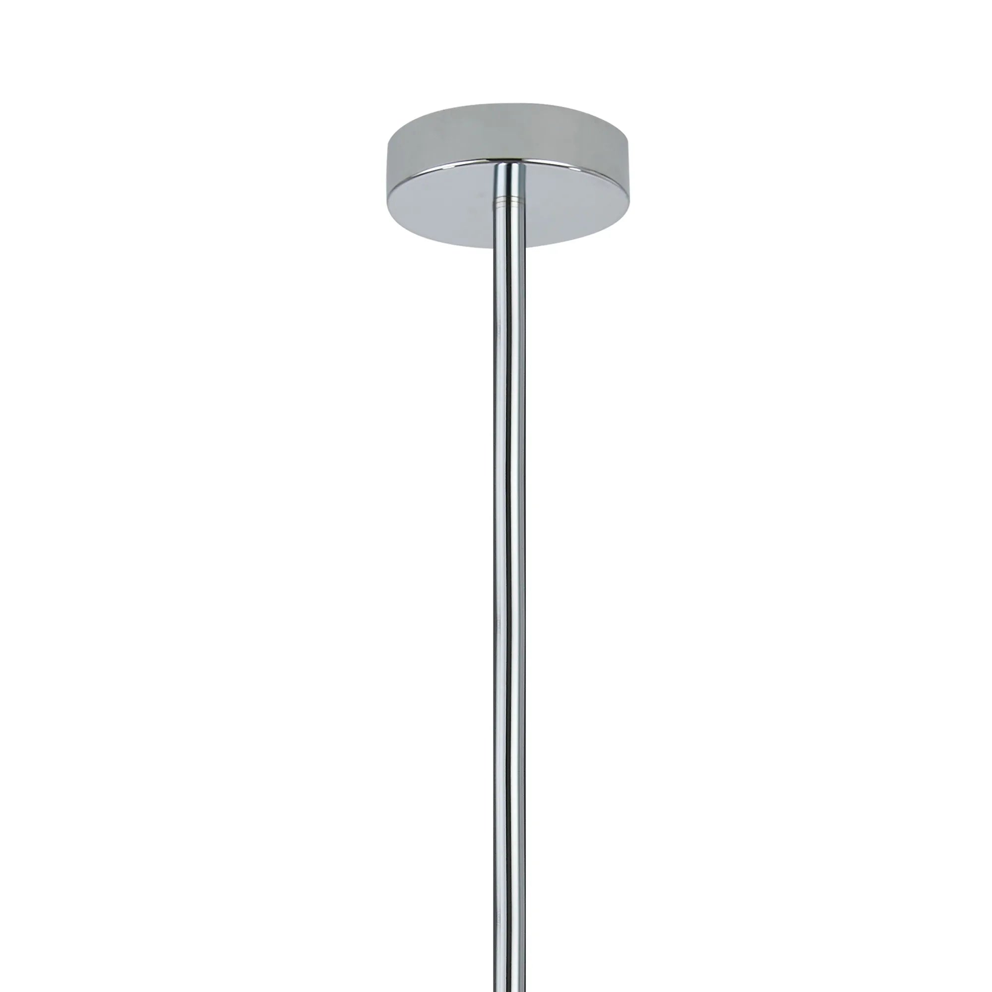 Eastney Fixed Pendant 4 Light -Oxidised Grey & Polished Chrome & Clear Glass