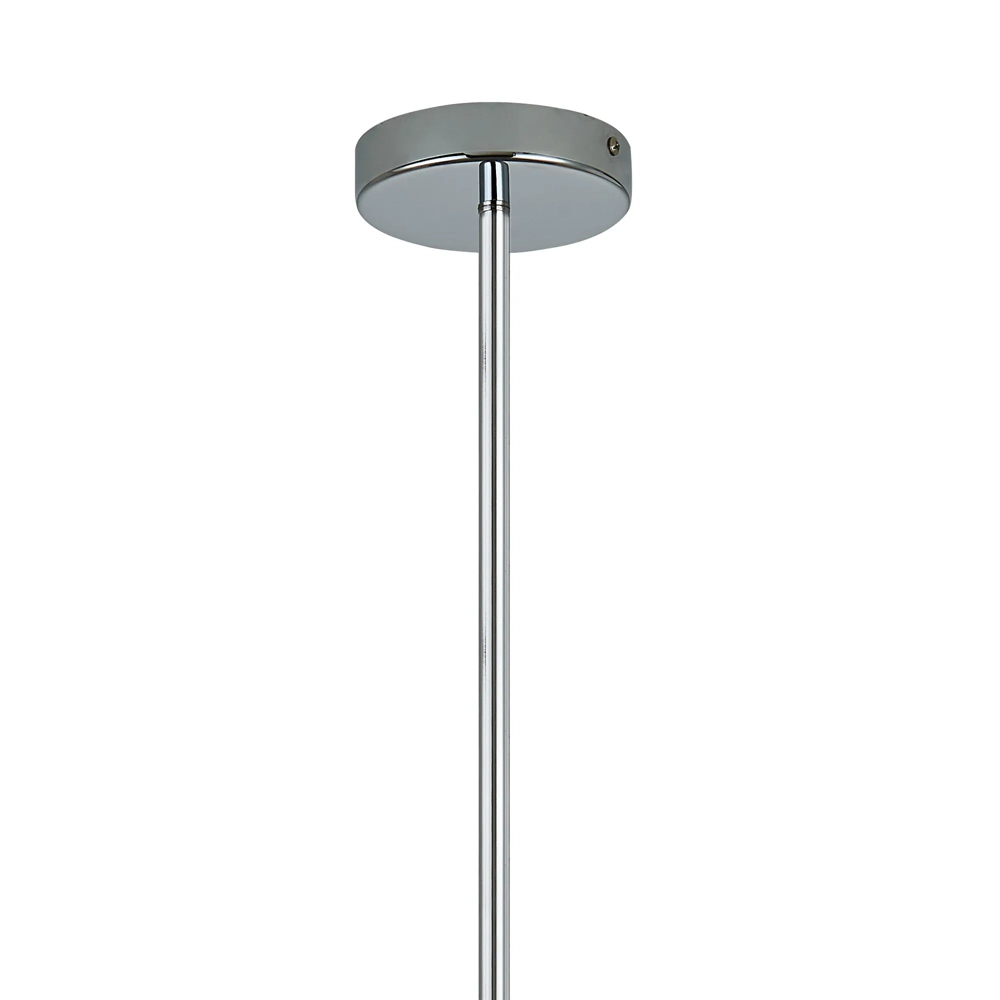 Eastney Fixed Pendant 11 Light - Oxidised Coffee & Polished Chrome & Clear Glass