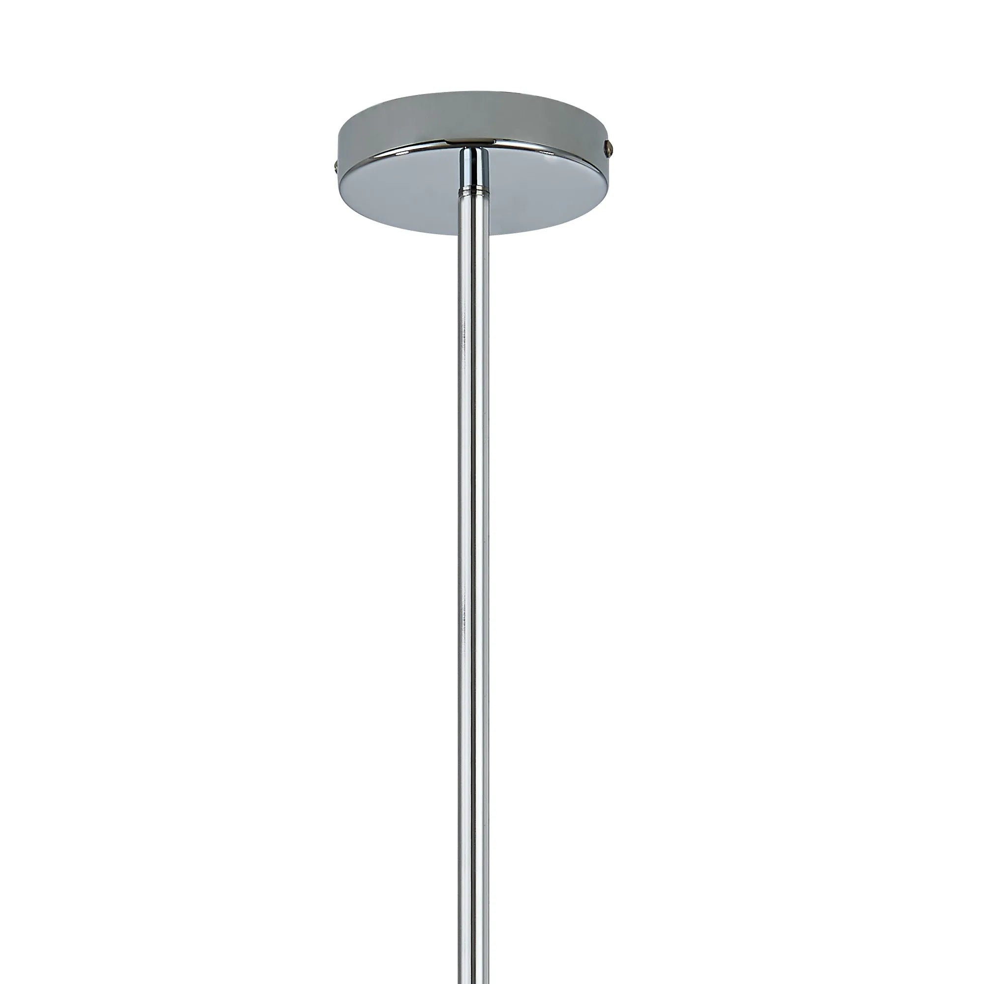 Eastney Fixed Pendant 11 Light - Oxidised Grey & Polished Chrome & Clear Glass