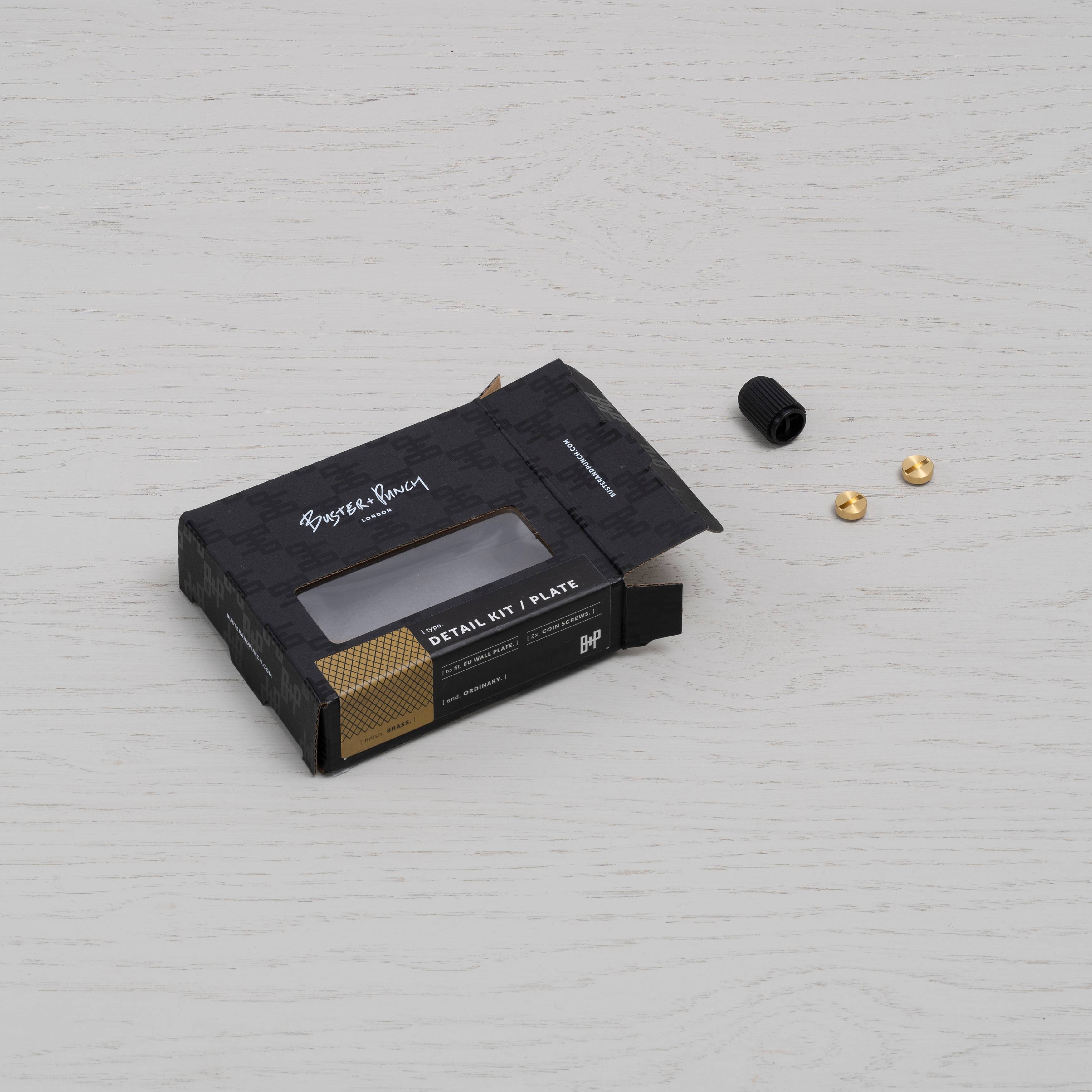 Buster + Punch Plate Detail Kit - Cross Knurl