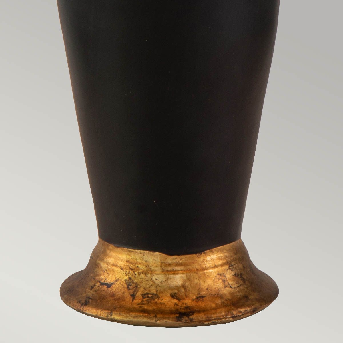 Flambeau Gallier 1 Light Table Lamp - Black & Gold