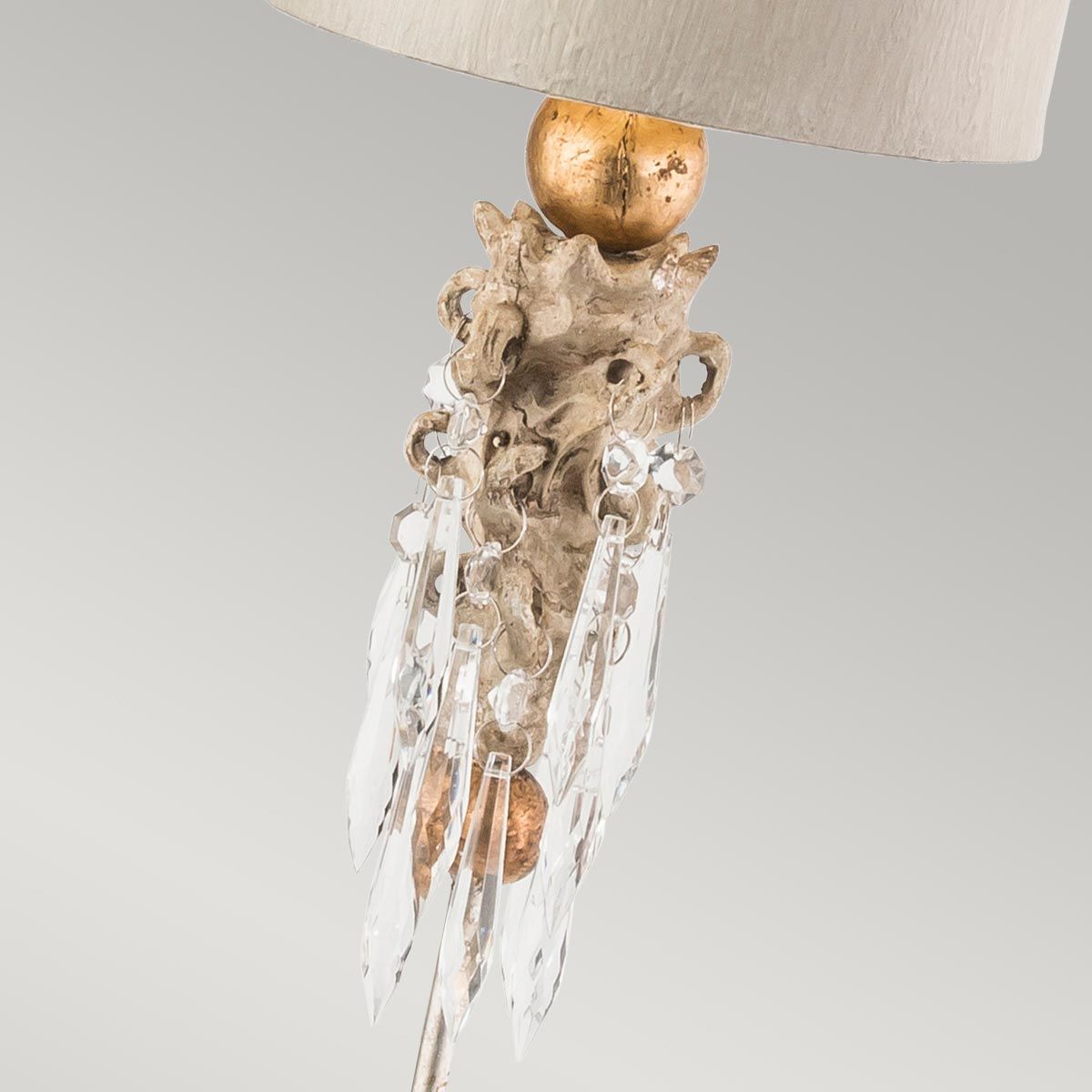 Flambeau Madison Single Table Lamp - Putty Patina
