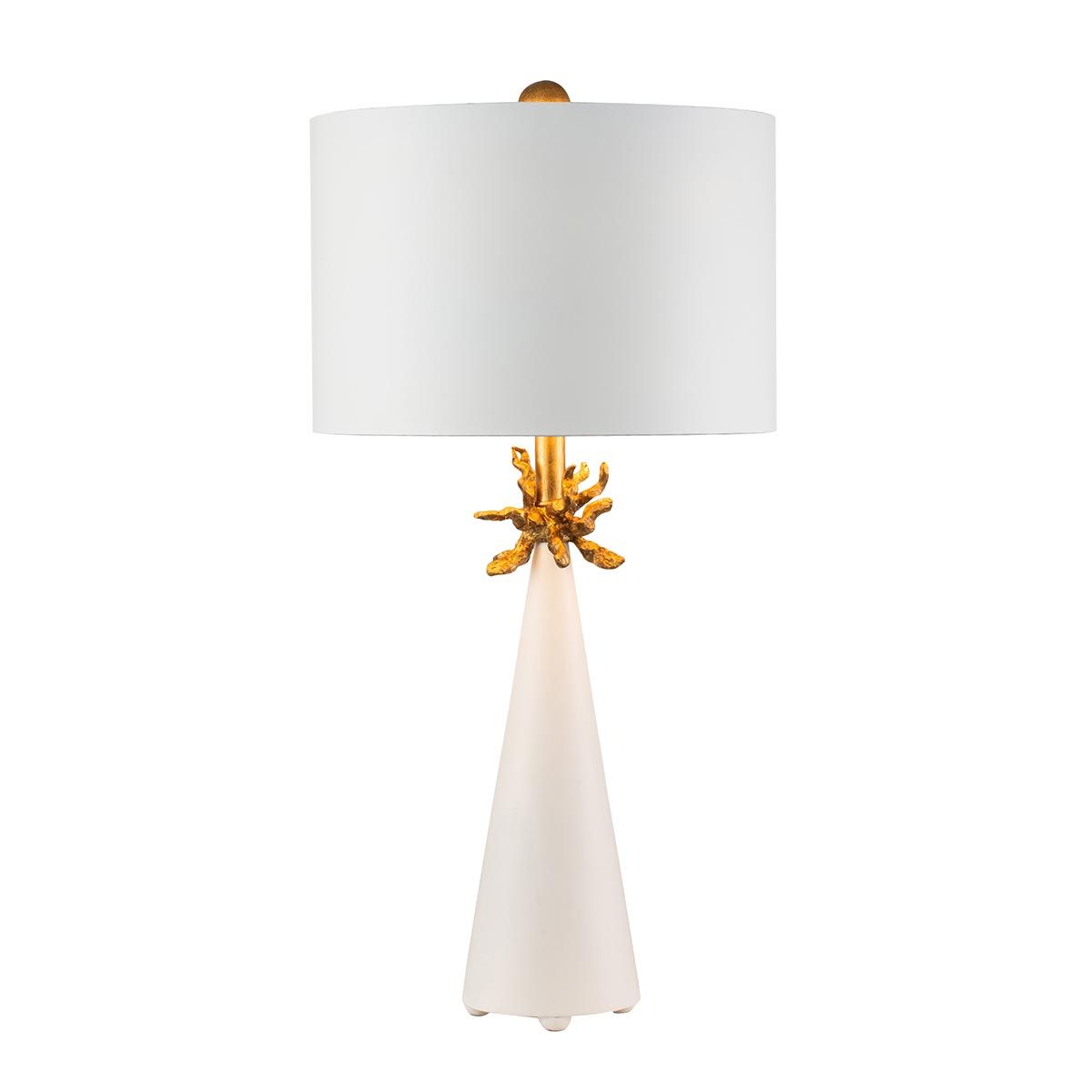 Flambeau Neo Single Table Lamp - White