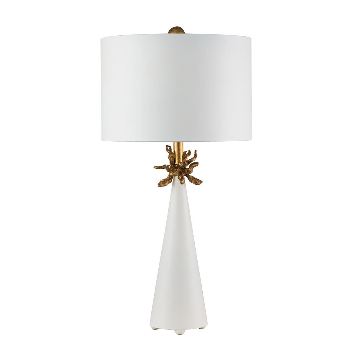 Flambeau Neo Single Table Lamp - White