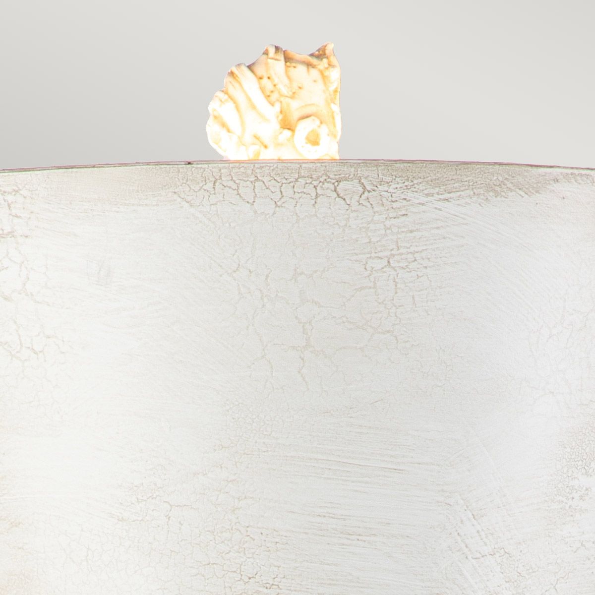Flambeau Petra 1 Light Table Lamp - Bone White
