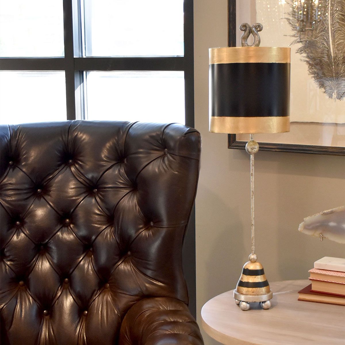Flambeau Phoenician Single Table Lamp