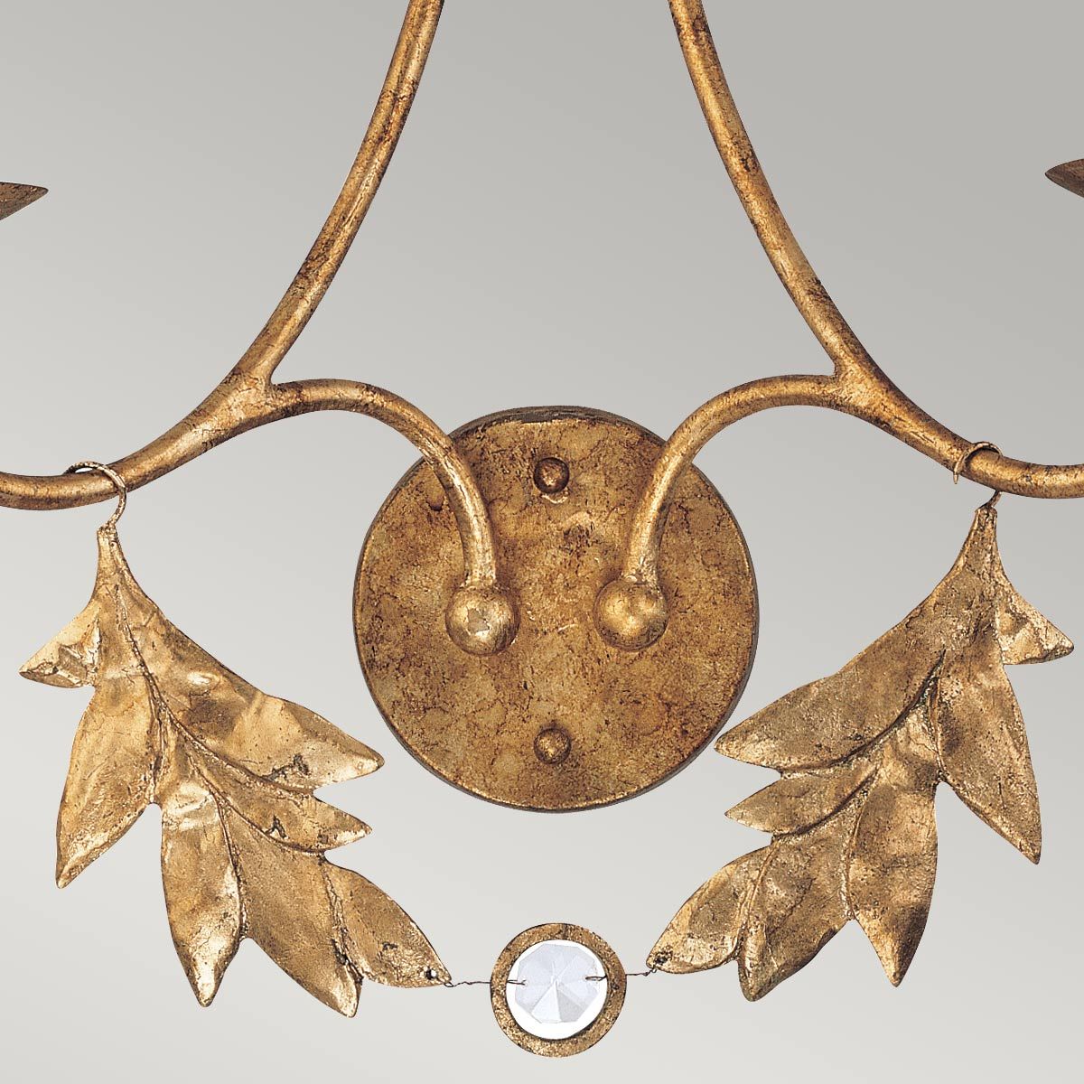 Flambeau Sweet Olive 2 Light Wall Light - Gilded Gold