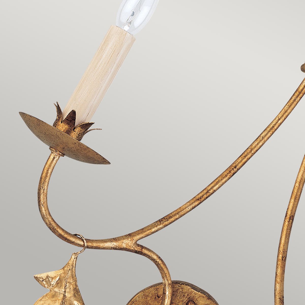 Flambeau Sweet Olive 2 Light Wall Light - Gilded Gold