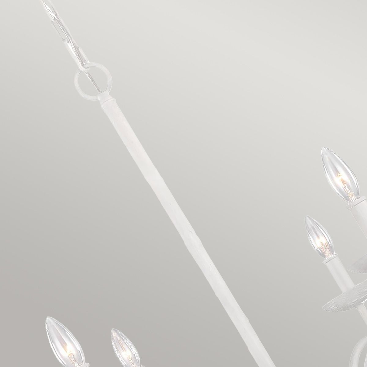 Feiss Annie 4 Light Chandelier - Plaster White