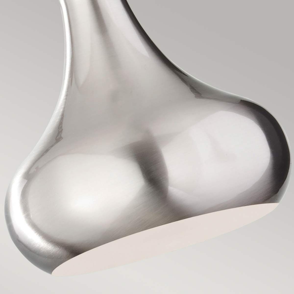 Feiss Beso Single Mini Pendant - Brushed Steel
