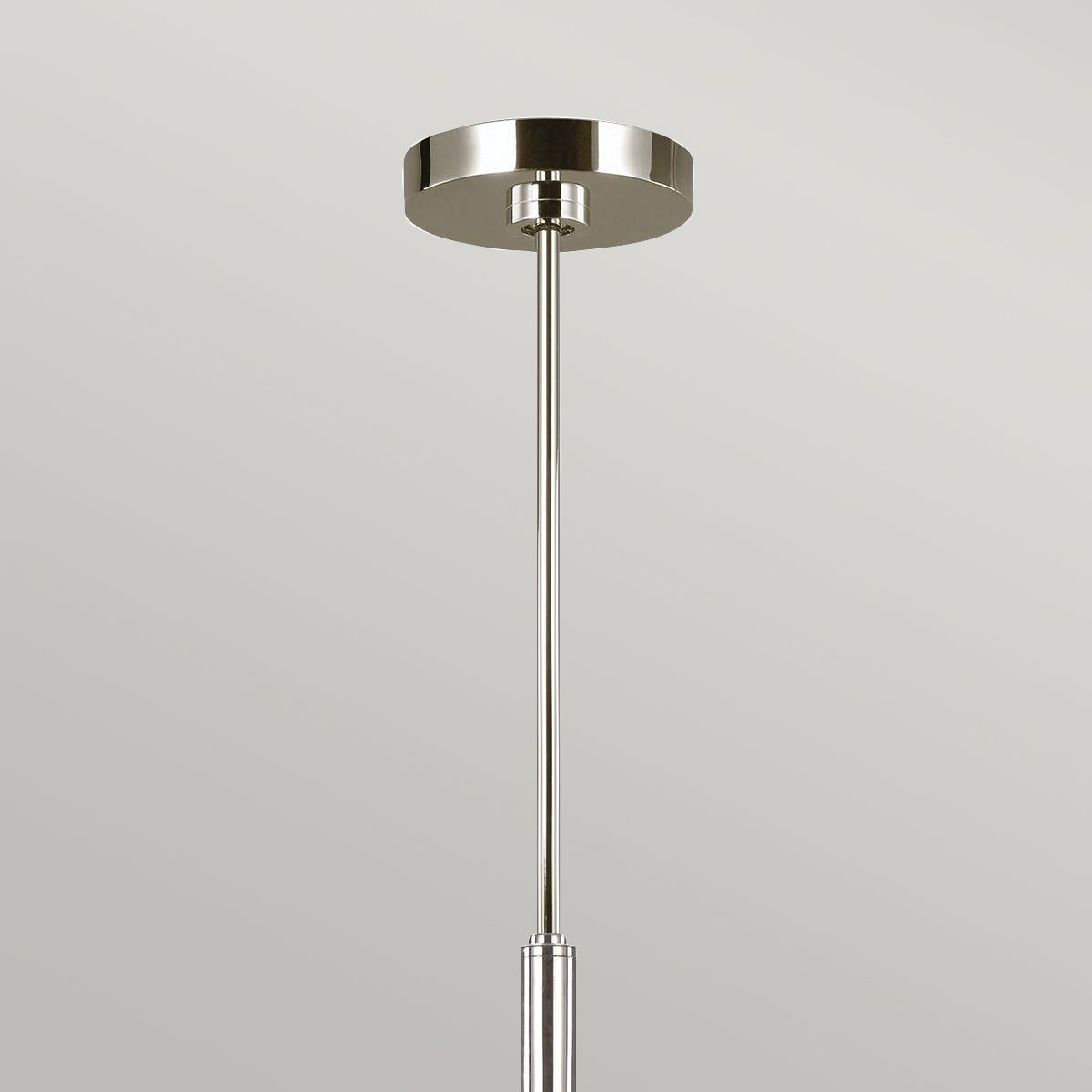 Feiss Brianna 6 Light Chandelier - Polished Nickel