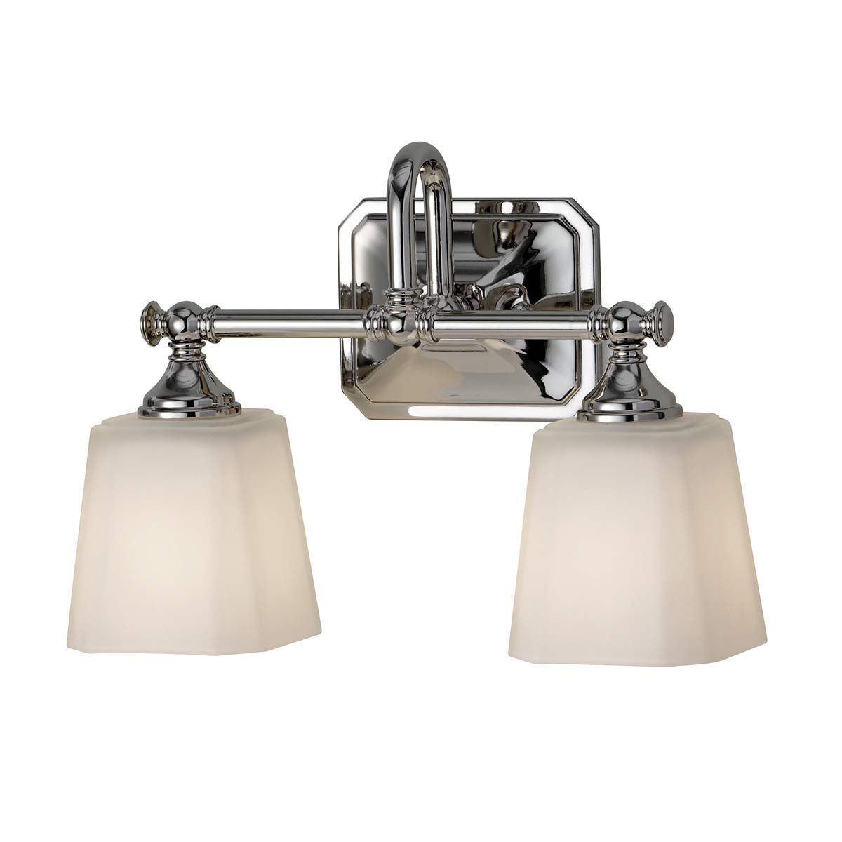 Feiss Concord 2 Light Above Mirror Bathroom Light - Polished Chrome