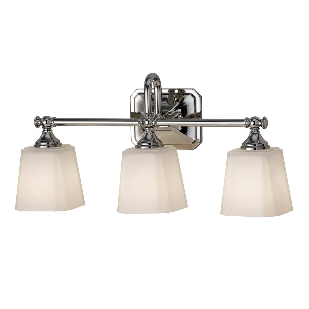 Feiss Concord 3 Light Above Mirror Bathroom Light - Polished Chrome