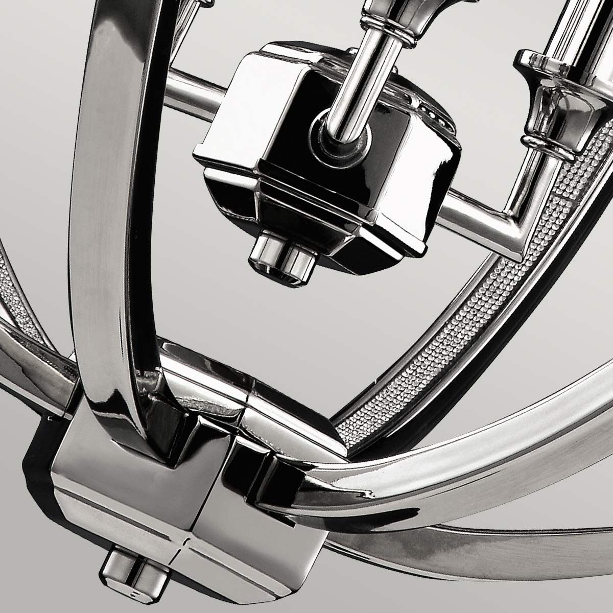 Feiss Corinne 3 Light Medium Pendant - Polished Nickel
