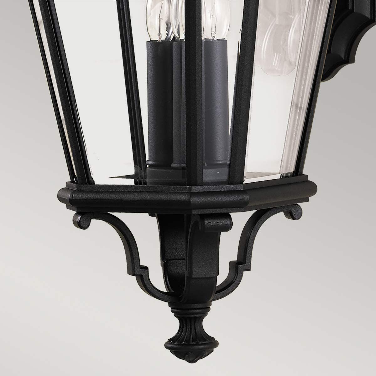 Feiss Cotswold Lane 3 Light Large Wall Lantern - Black