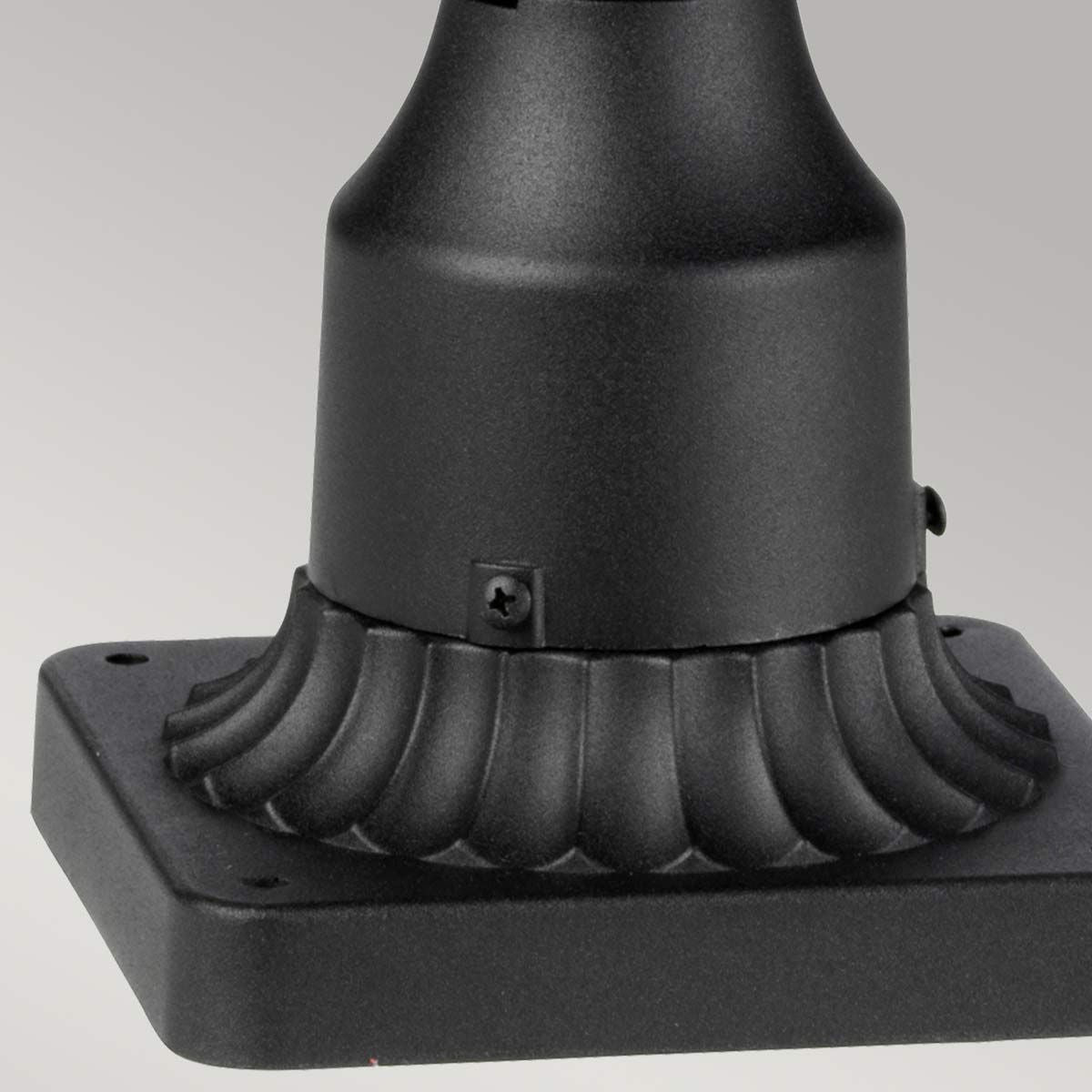 Feiss Cotswold Lane 3 Light Large Pedestal - Black