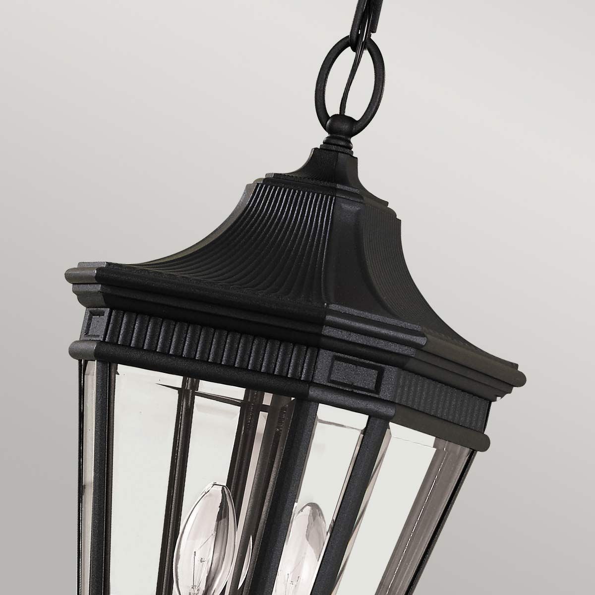 Feiss Cotswold Lane 2 Light Medium Chain Lantern - Black
