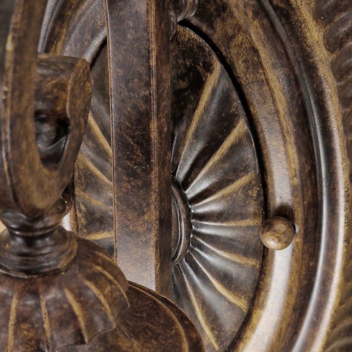 Feiss Drawing Room Single Wall Light - Walnut