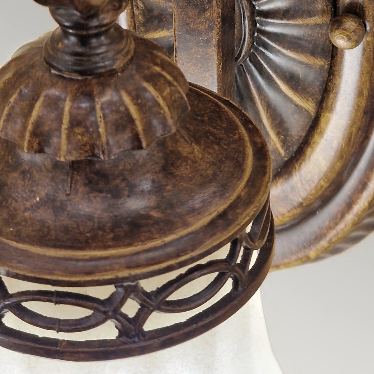 Feiss Drawing Room Single Wall Light - Walnut