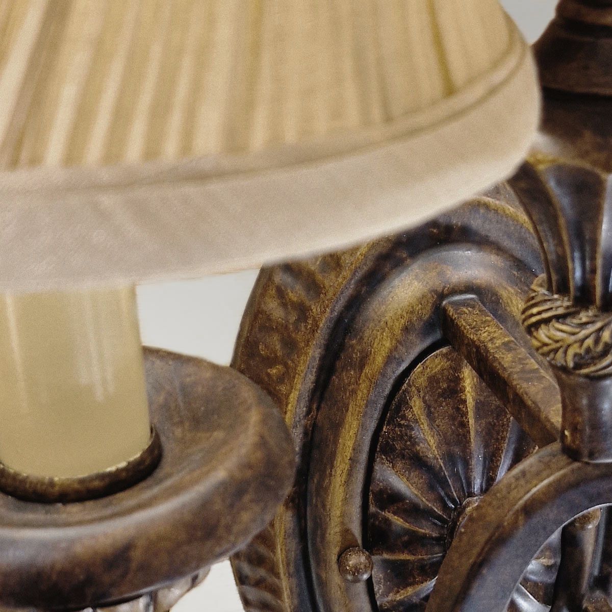 Feiss Drawing Room Upward 2 Light Wall Fitting - Walnut