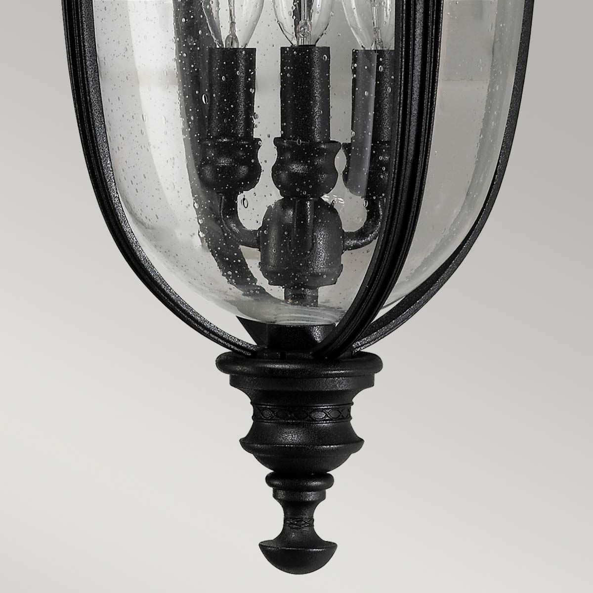 Feiss English Bridle 3 Light Large Wall Lantern - Black