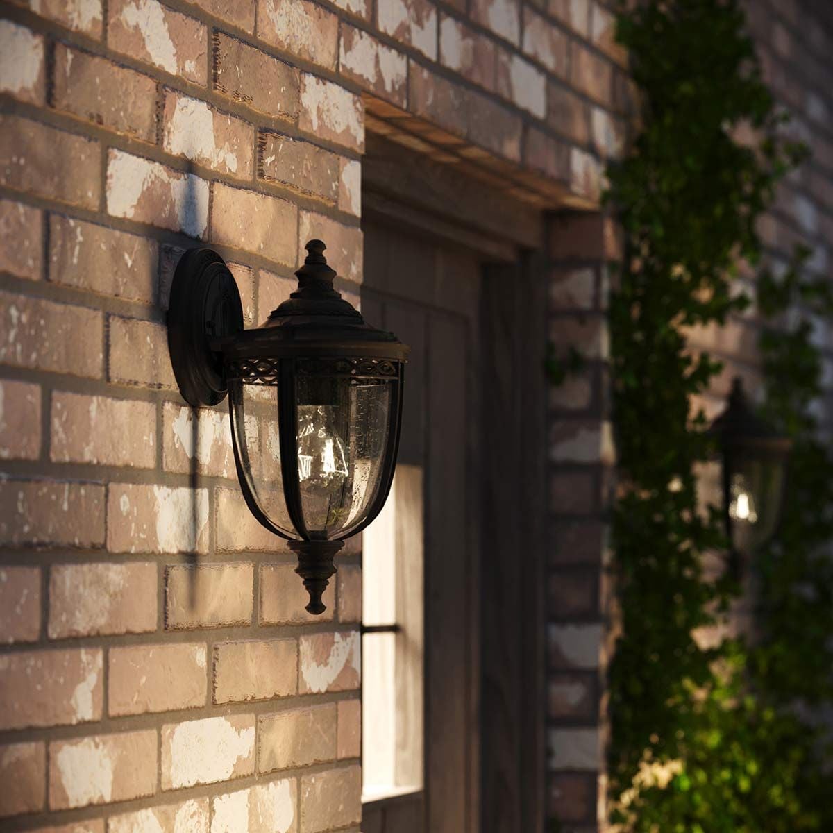 Feiss English Bridle Single Small Wall Lantern - British Bronze