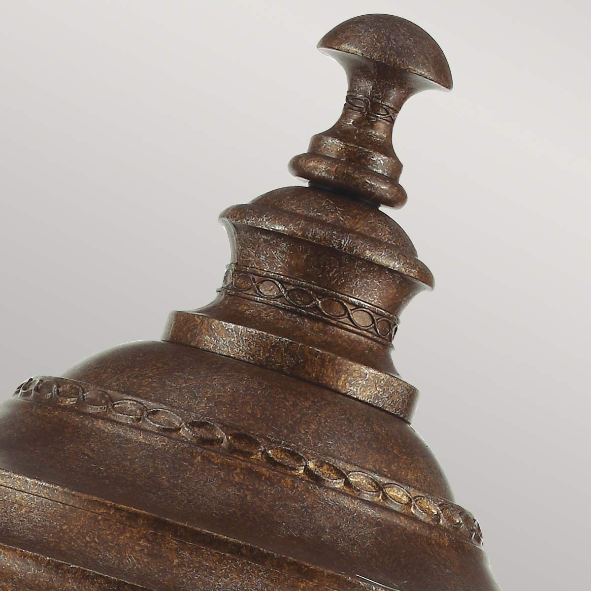 Feiss English Bridle 3 Light Large Pedestal - British Bronze