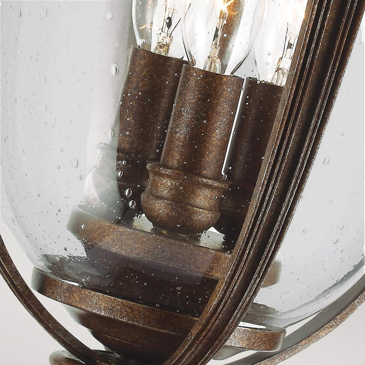 Feiss English Bridle 3 Light Large Pedestal - British Bronze