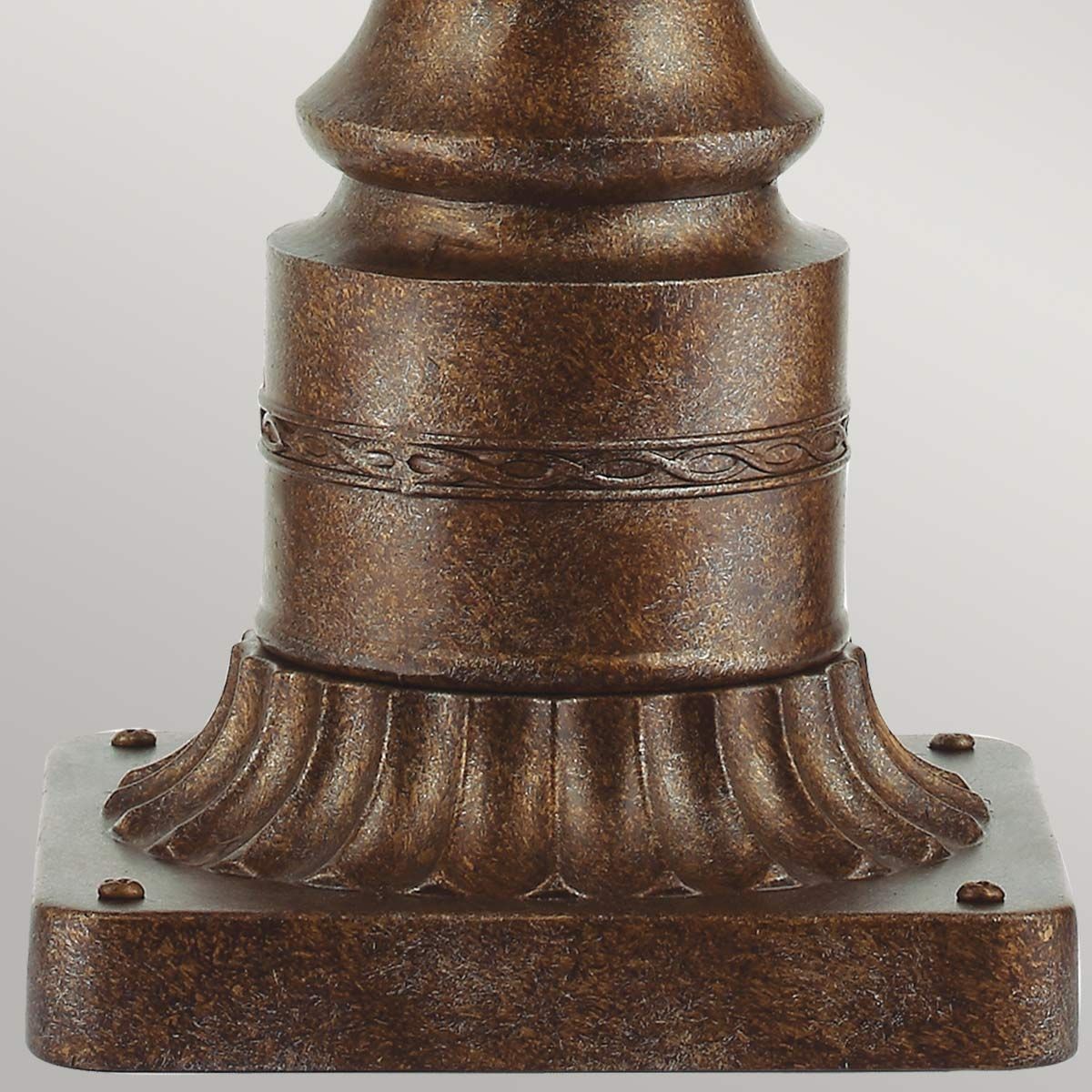 Feiss English Bridle 3 Light Large Pedestal - British Bronze