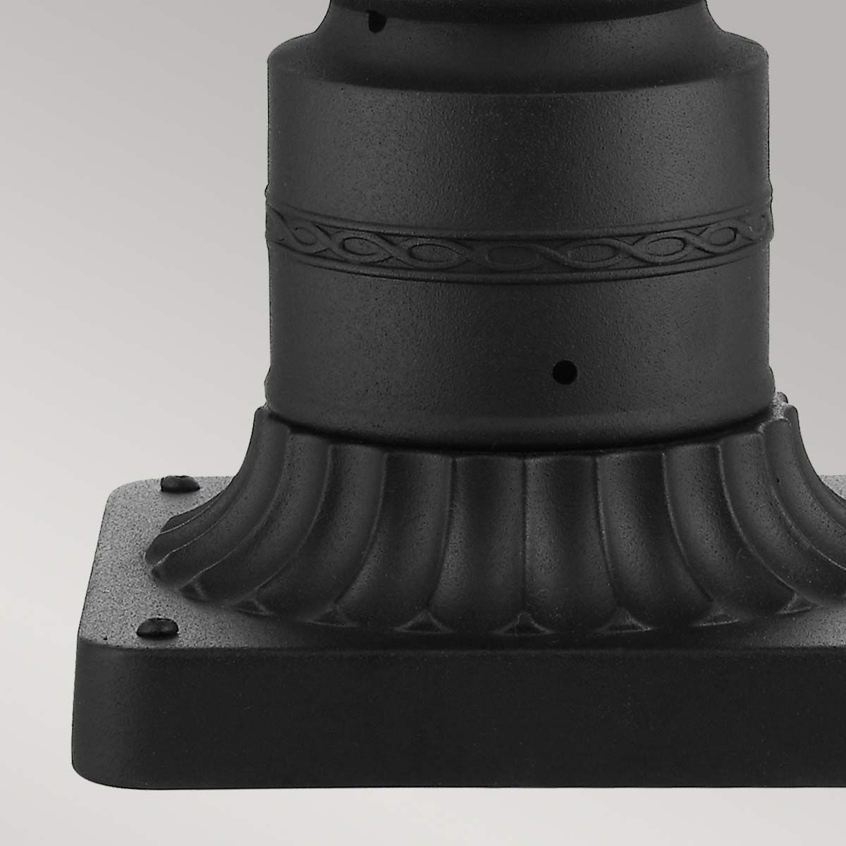 Feiss English Bridle 3 Light Medium Pedestal - Black