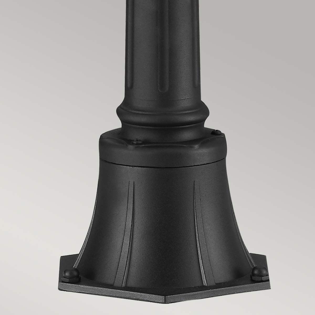 Feiss English Bridle 3 Light Medium Pillar Lantern - Black