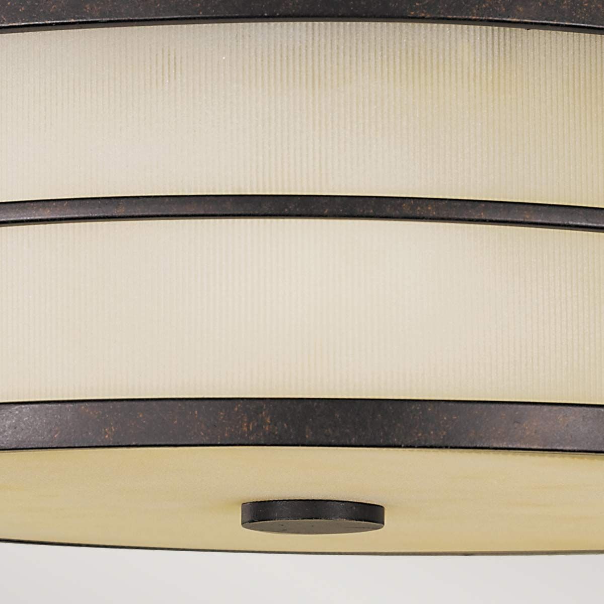 Feiss Fusion 3 Light Flush Fitting - Grecian Bronze