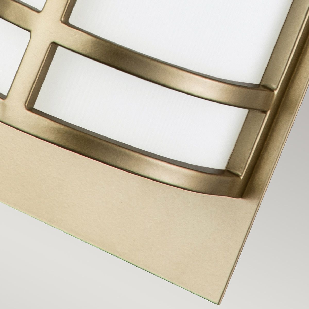 Feiss Fusion 2 Light Wall Light - Painted Natural Brass