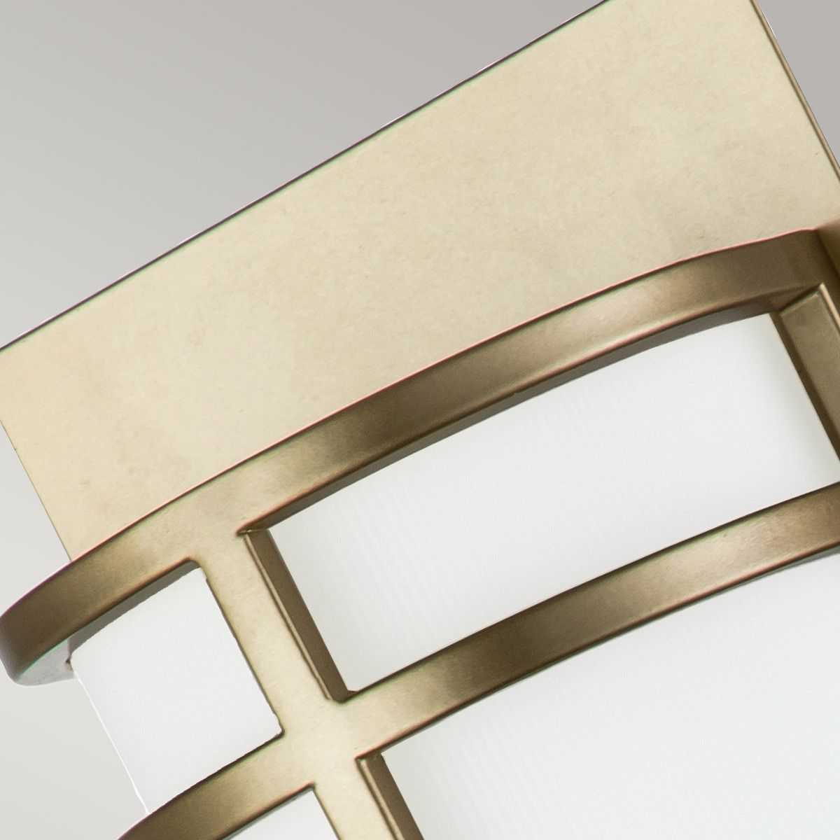 Feiss Fusion 2 Light Wall Light - Painted Natural Brass